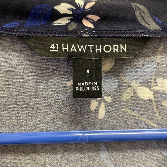 41Hawthorn Navy Floral Tank Small - Picture 3 of 3
